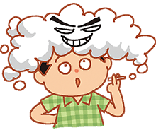 イラスト：喫煙する男性