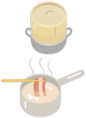 イラスト：食事と脂質