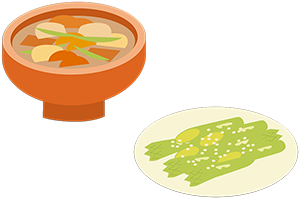 イラスト：野菜料理