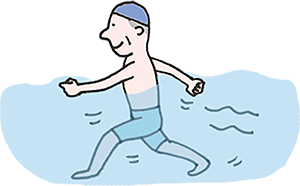 イラスト：認知症予防に運動