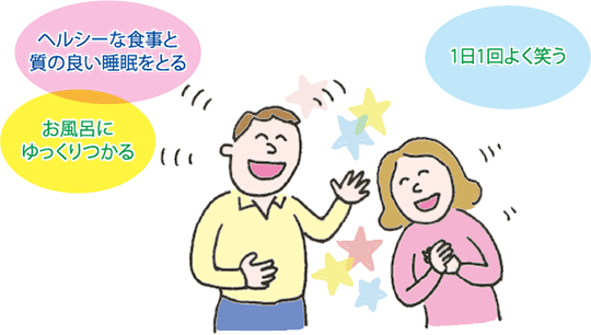 イラスト:ストレス解消法