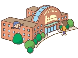 イラスト:ホテル